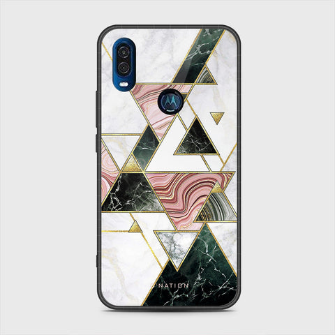 Motorola One Vision Cover - O'Nation Shades of Marble Series - HQ Premium Shine Durable Shatterproof Case