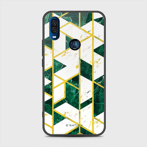 Motorola One Vision Cover - O'Nation Shades of Marble Series - HQ Premium Shine Durable Shatterproof Case
