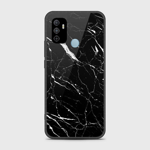 Oppo A53s Cover- Black Marble Series - HQ Premium Shine Durable Shatterproof Case