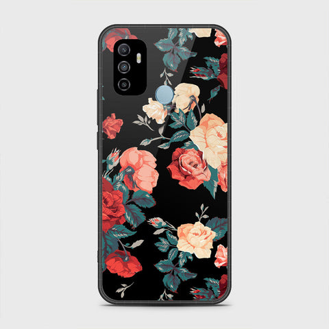Oppo A53 Cover - Floral Series 2 - HQ Premium Shine Durable Shatterproof Case
