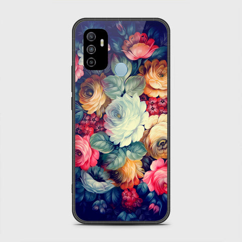 Oppo A53 Cover - Floral Series 2 - HQ Premium Shine Durable Shatterproof Case