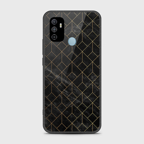 Oppo A53s Cover- Black Marble Series - HQ Premium Shine Durable Shatterproof Case