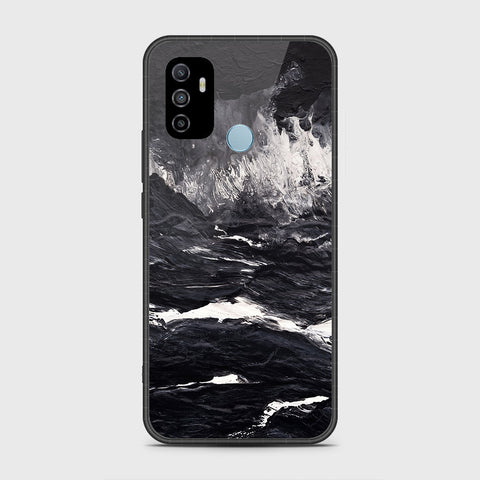Oppo A53s Cover- Black Marble Series - HQ Premium Shine Durable Shatterproof Case