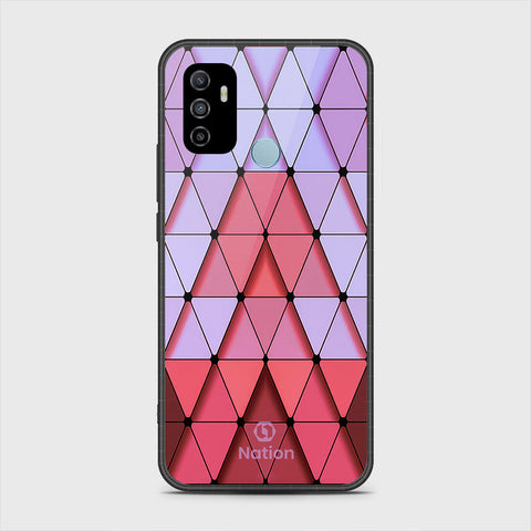 Oppo A53 Cover - Onation Pyramid Series - HQ Premium Shine Durable Shatterproof Case