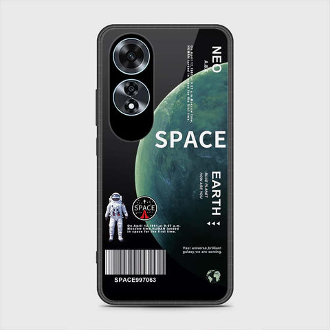 Oppo A60 Cover- Limitless Series - HQ Ultra Shine Premium Infinity Glass Soft Silicon Borders Case