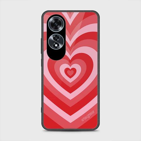 Oppo A60 Cover- O'Nation Heartbeat Series - HQ Ultra Shine Premium Infinity Glass Soft Silicon Borders Case