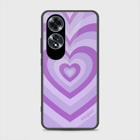Oppo A60 Cover- O'Nation Heartbeat Series - HQ Ultra Shine Premium Infinity Glass Soft Silicon Borders Case