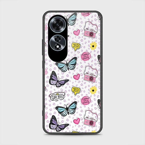 Oppo A60 Cover- Vanilla Dream Series - HQ Ultra Shine Premium Infinity Glass Soft Silicon Borders Case