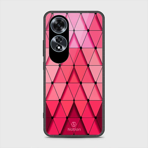 Oppo A60 Cover- Onation Pyramid Series - HQ Ultra Shine Premium Infinity Glass Soft Silicon Borders Case