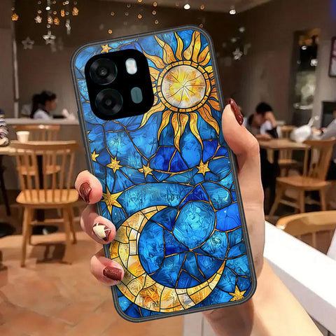Oppo A6 4G Cover - Celestial Starry Universe Series - HQ Premium Shine Durable Shatterproof Case