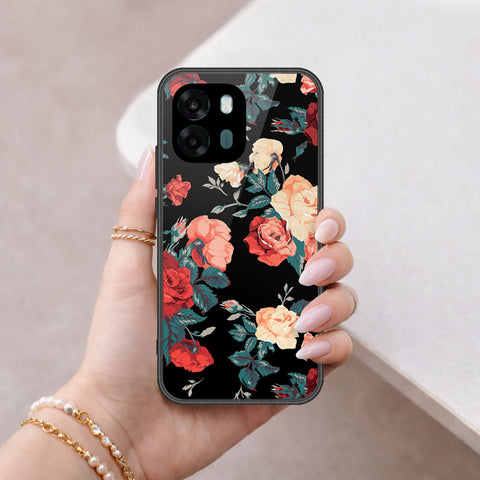 Oppo A6c (China) Cover - Floral Series 2 - HQ Premium Shine Durable Shatterproof Case