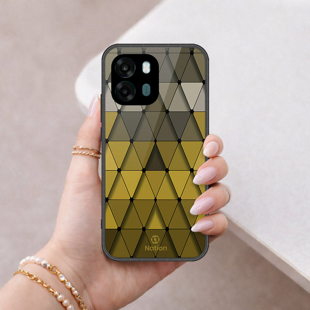 Oppo A6v Cover - Onation Pyramid Series - HQ Premium Shine Durable Shatterproof Case