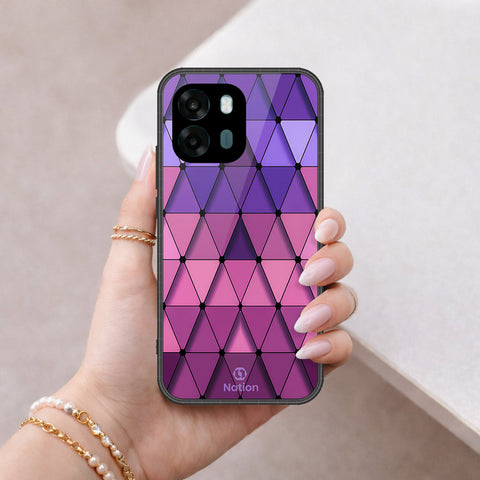 Oppo A6v Cover - Onation Pyramid Series - HQ Premium Shine Durable Shatterproof Case