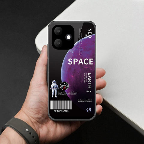 Oppo A6c Cover - Limitless Series - HQ Ultra Shine Premium Infinity Glass Soft Silicon Borders Case