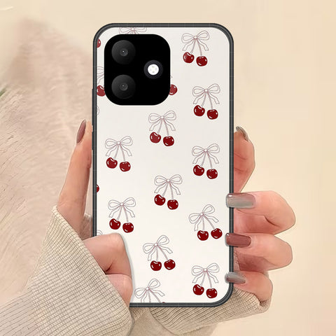 Oppo A6c Cover - Onation Bow Series - HQ Ultra Shine Premium Infinity Glass Soft Silicon Borders Case