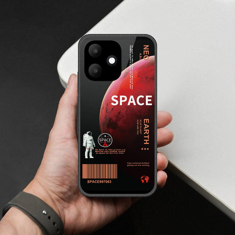 Oppo A6c Cover - Limitless Series - HQ Ultra Shine Premium Infinity Glass Soft Silicon Borders Case