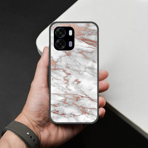 Oppo A6k Cover - White Marble Series 2 - HQ Premium Shine Durable Shatterproof Case