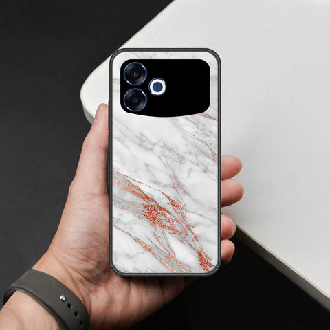 Oppo A6s Pro (China) Cover - White Marble Series - HQ Premium Shine Durable Shatterproof Case