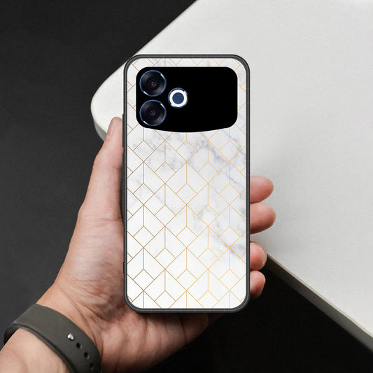 Oppo A6s Pro (China) Cover - White Marble Series 2 - HQ Premium Shine Durable Shatterproof Case