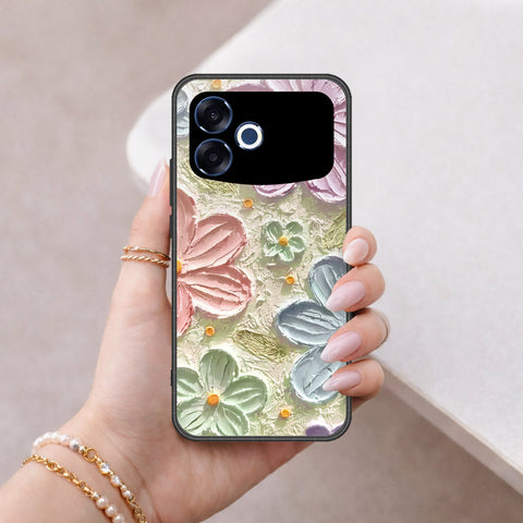 Oppo A6s Pro (China) Cover - Floral Series - Design 15 - Blue & Green - HQ Premium Shine Durable Shatterproof Case