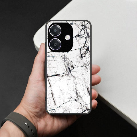 Oppo A5i Cover - White Marble Series 2 - HQ Premium Shine Durable Shatterproof Case