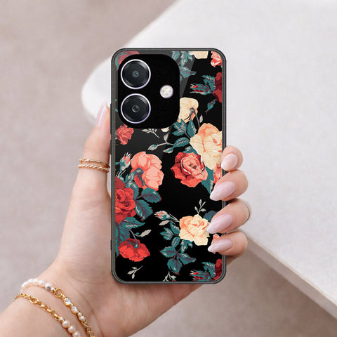 Oppo A20 Cover - Floral Series 2 - HQ Premium Shine Durable Shatterproof Case