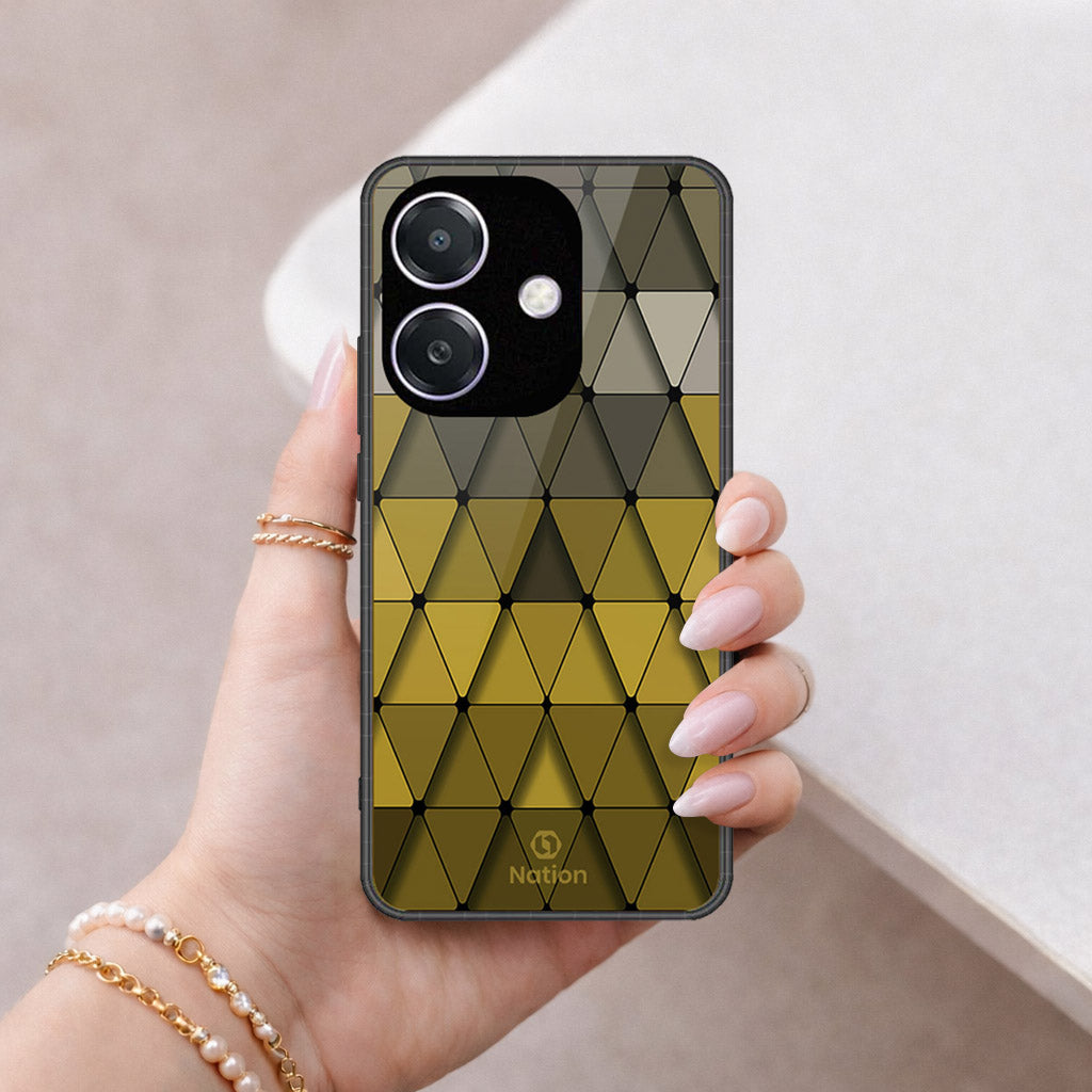 Oppo A3x 5G Cover - Onation Pyramid Series - HQ Premium Shine Durable Shatterproof Case