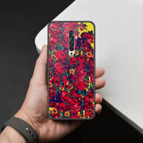 Oppo Reno 2 - Floral Series - HQ Premium Shine Durable Shatterproof Case