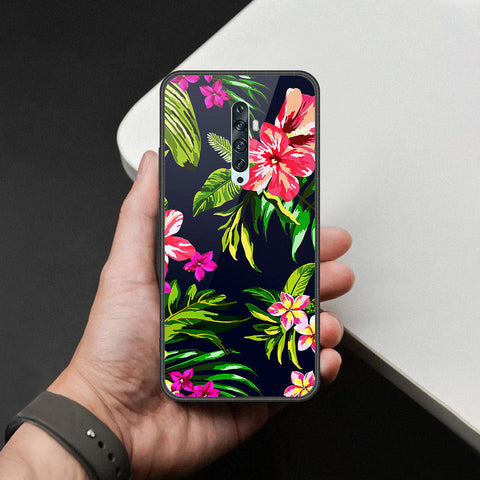 Oppo Reno 2 - Floral Series - HQ Premium Shine Durable Shatterproof Case