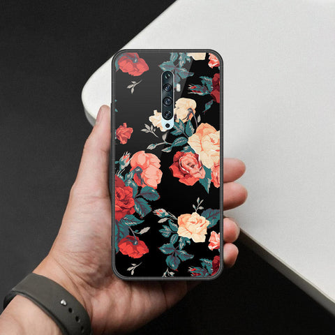 Oppo Reno 2 - Floral Series 2 - HQ Premium Shine Durable Shatterproof Case