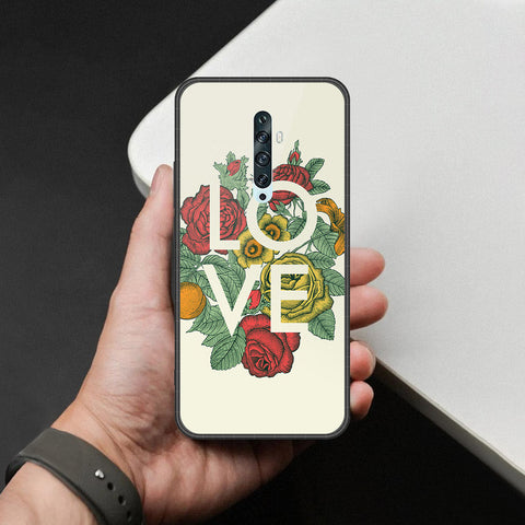 Oppo Reno 2 - Floral Series 2 - HQ Premium Shine Durable Shatterproof Case