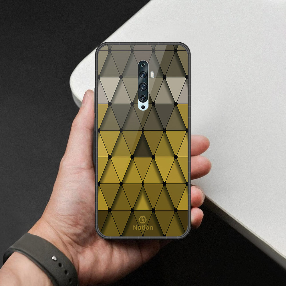 Oppo Reno 2 - Onation Pyramid Series - HQ Premium Shine Durable Shatterproof Case