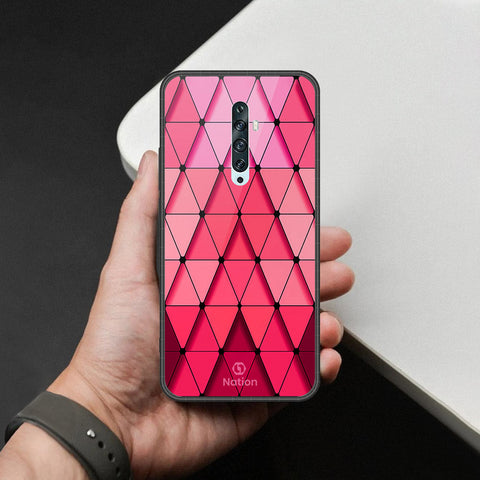 Oppo Reno 2 - Onation Pyramid Series - HQ Premium Shine Durable Shatterproof Case