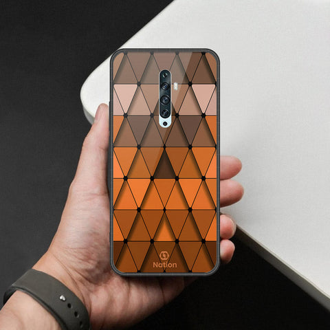 Oppo Reno 2 - Onation Pyramid Series - HQ Premium Shine Durable Shatterproof Case