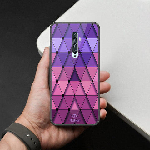 Oppo Reno 2 - Onation Pyramid Series - HQ Premium Shine Durable Shatterproof Case