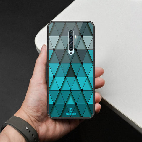 Oppo Reno 2 - Onation Pyramid Series - HQ Premium Shine Durable Shatterproof Case