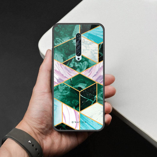 Oppo Reno 2 - O'Nation Shades of Marble Series - HQ Premium Shine Durable Shatterproof Case