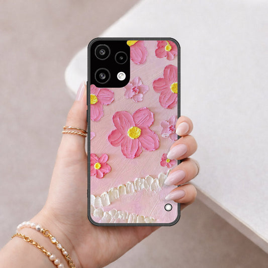 Nothing Phone 3a Lite Cover - Floral Series - Design 2 - Pink - HQ Premium Shine Durable Shatterproof Case