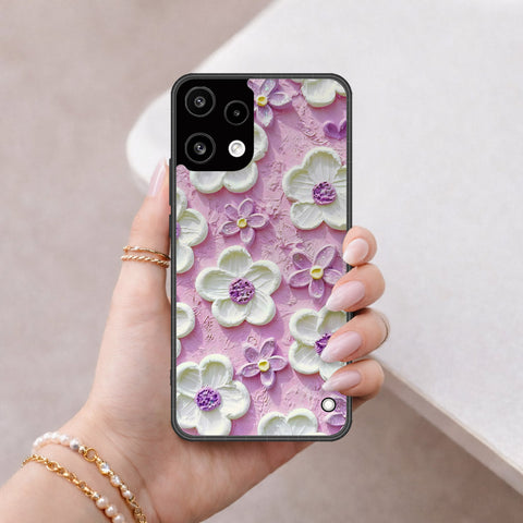 Nothing Phone 3a Lite Cover - Floral Series - Design 4 - Purple & White - HQ Premium Shine Durable Shatterproof Case