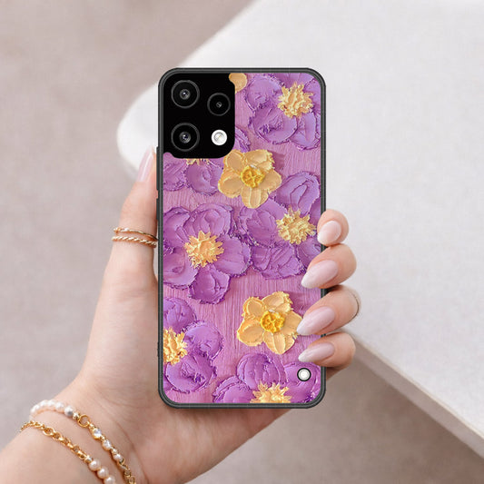 Nothing Phone 3a Lite Cover - Floral Series - Design 8 - Purple & Yellow - HQ Premium Shine Durable Shatterproof Case