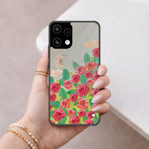 Nothing Phone 3a Lite Cover - Floral Series - Design 10 - Red & Green - HQ Premium Shine Durable Shatterproof Case