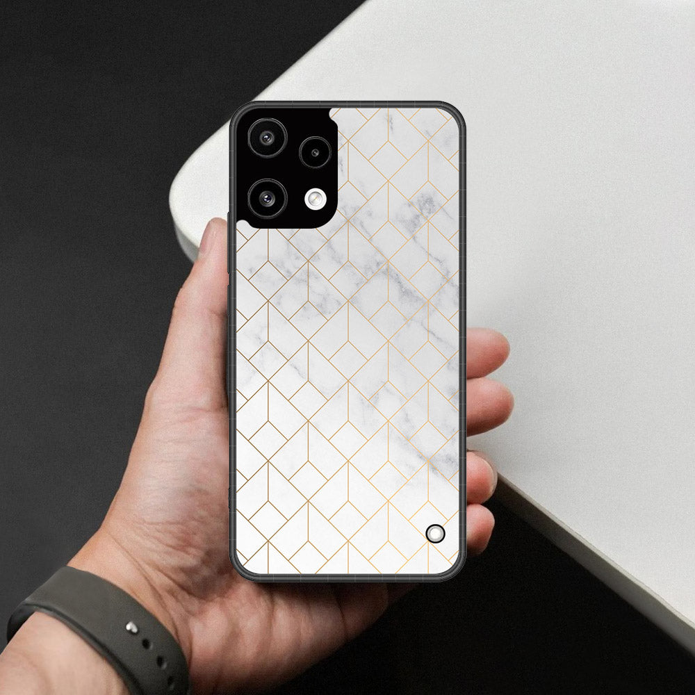 Nothing Phone 3a Lite Cover - White Marble Series 2 - HQ Premium Shine Durable Shatterproof Case