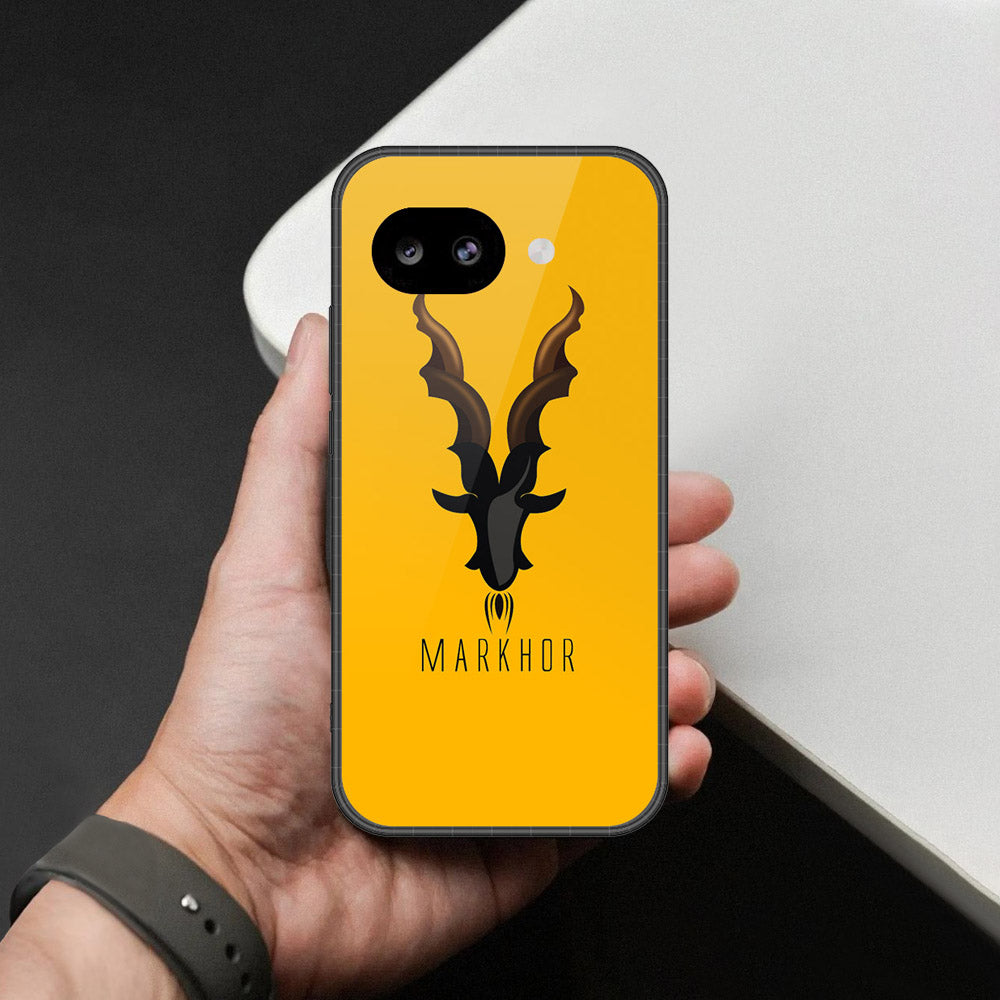Google Pixel 10a Cover - Markhor Series - HQ Ultra Shine Premium Infinity Glass Soft Silicon Borders Case