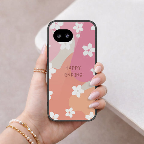 Google Pixel 10a Cover - Happy Series - HQ Ultra Shine Premium Infinity Glass Soft Silicon Borders Case