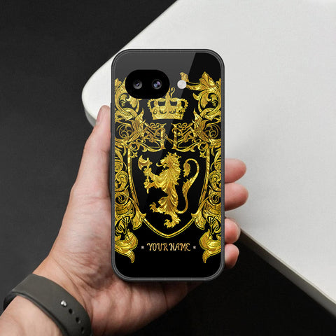 Google Pixel 10a Cover - Gold Series - HQ Ultra Shine Premium Infinity Glass Soft Silicon Borders Case