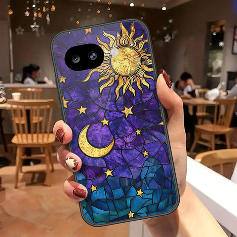 Google Pixel 10a Cover - Celestial Starry Universe Series - HQ Ultra Shine Premium Infinity Glass Soft Silicon Borders Case
