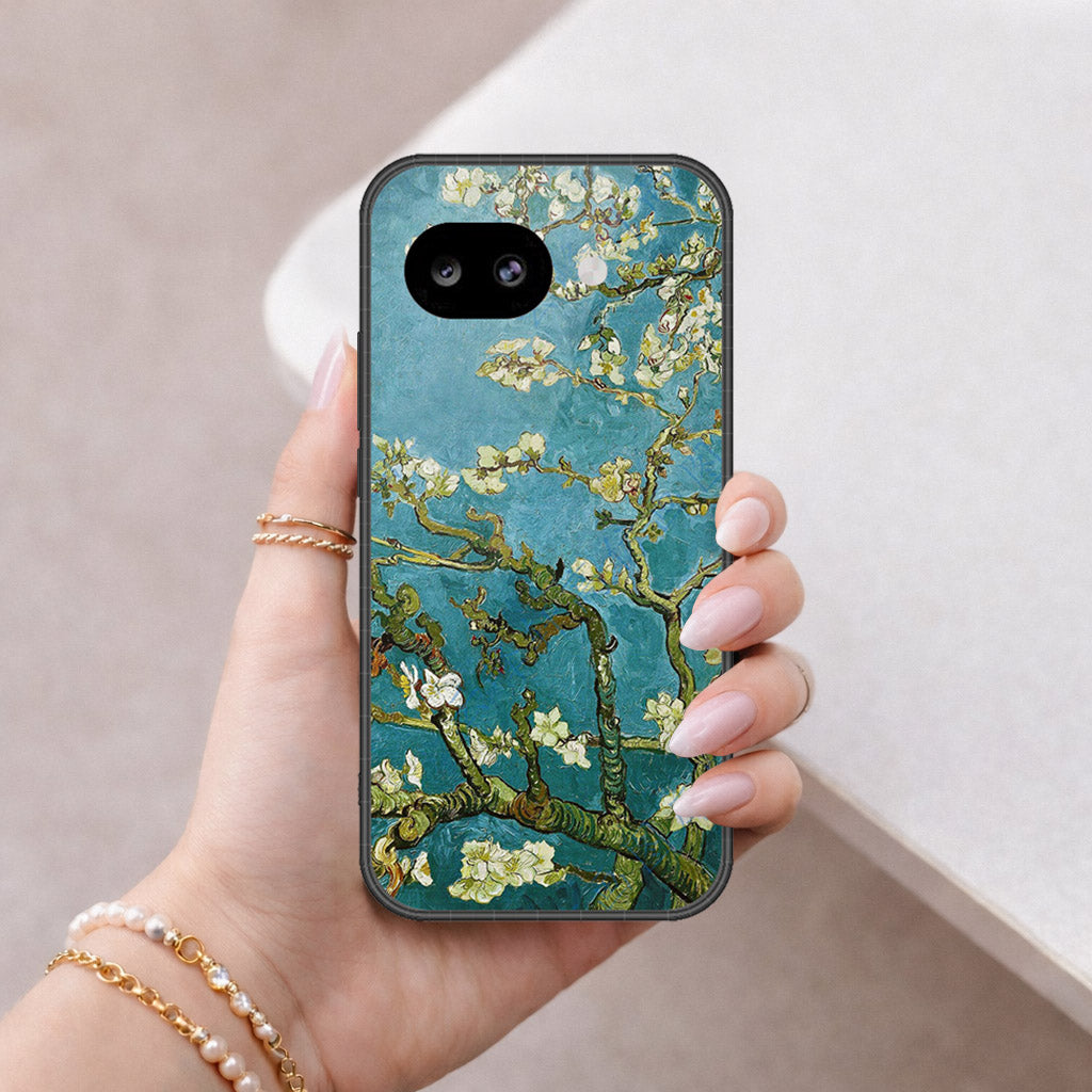 Google Pixel 10a Cover - Floral Series 2 - HQ Ultra Shine Premium Infinity Glass Soft Silicon Borders Case
