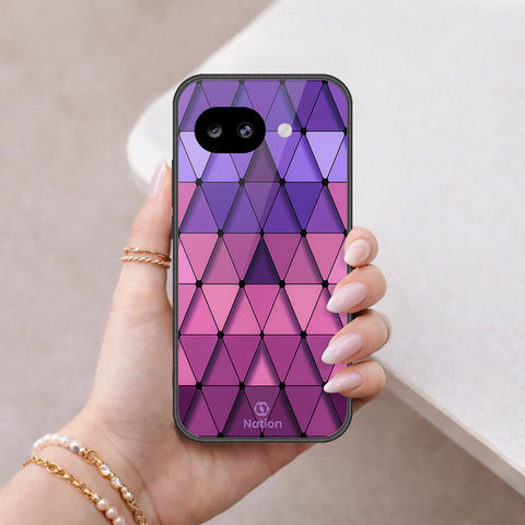 Google Pixel 10a Cover - Onation Pyramid Series - HQ Ultra Shine Premium Infinity Glass Soft Silicon Borders Case