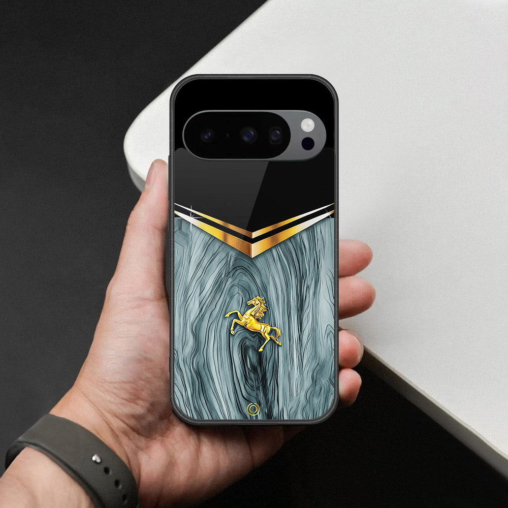 Google Pixel 11 Pro XL Cover - Majestic Royal V Design - HQ Premium Shine Durable Shatterproof Case