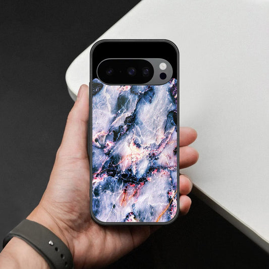 Google Pixel 10 Pro XL Cover - Colorful Marble Series - HQ Premium Shine Durable Shatterproof Case